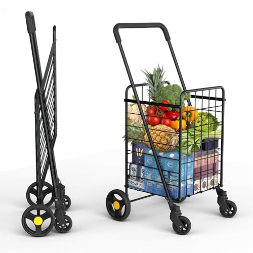 Modern Our Modern Space Shopping Cart & 360° Swivel Wheels Essentials