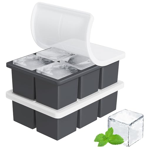 luxury Large Ice Cube Tray for Whiskey: FDDBI Silicone Ice