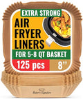 Modern Air Fryer Paper Liners, 125Pcs Air Fryer Essentials