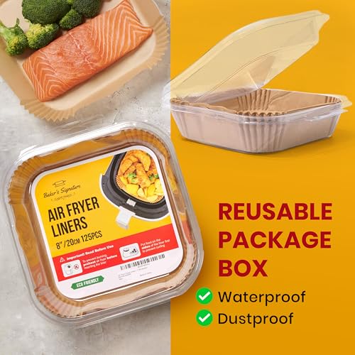Modern Air Fryer Paper Liners, 125Pcs Air Fryer Essentials