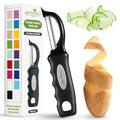 Smart Home Spring Chef top-tier Swivel Vegetable Peeler, Soft Grip Collection